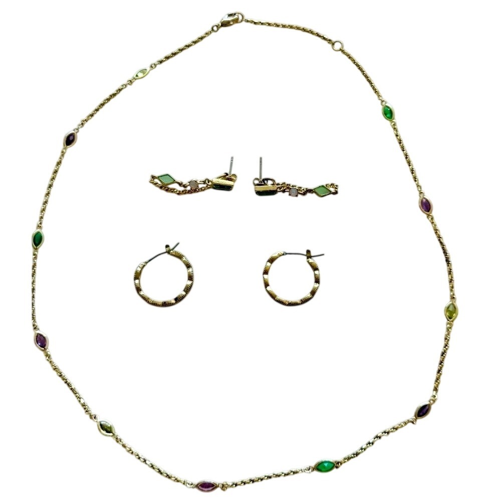 Jewelry Set (Necklace + 2 Earring Pairs) Multi-Stone & Other Stories